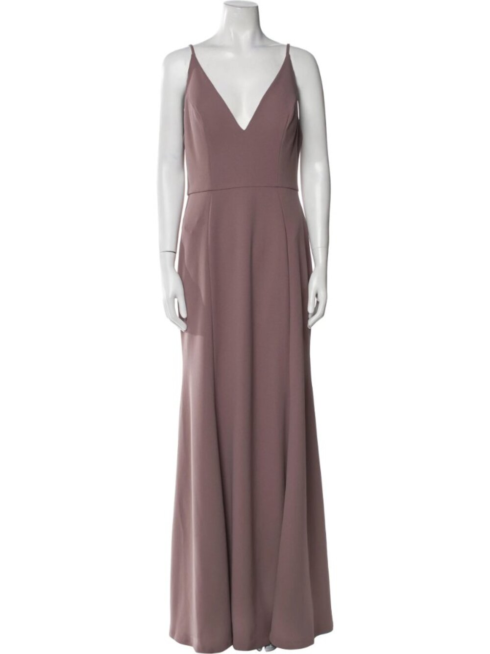 Jenny Yoo V-Neck Long Dress
